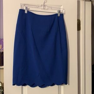 Blue tahari skirt